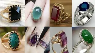 Unique and Stylish Stone Ring Collection | Stone Ring Design in gold | Stonejewelry design for girls