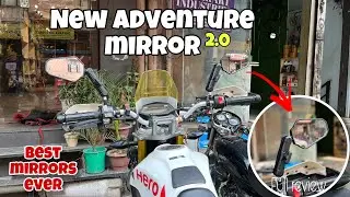 Doubletake Adventure mirrors for Himalyan 450 | KTM adventure 390 | Xpulse 🙌🏻‼️ install, review 