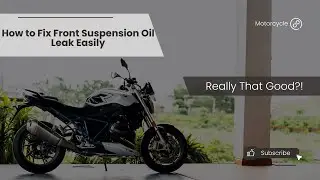 Motorcycle Front Shock Oil Leakage Problem | How to Fix Front Suspension Oil Leak Easily