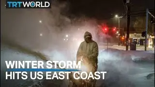 Nor'easter winter storm slams into US East Coast, brings heavy snow