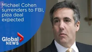 Michael Cohen surrenders to FBI amid reports of a plea deal