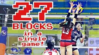 PSL AFC 2019 new record: 27 KILL BLOCKS | Volleyball
