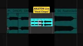 ableton Live hack for creating vocal chops! #abletontips #musicproduction #ableton #musicproducer