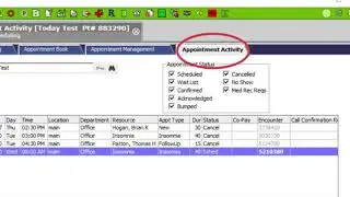 Reschedule Appointments in Allscripts PM EHR
