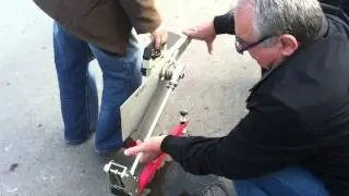 Skid Resistance Test in Rubberised Asphalt mixture in Lamia 2