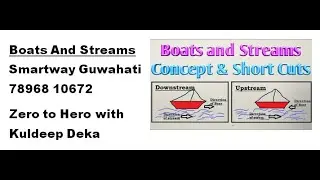 Boats and Streams I Smartway Guwahati IAPSC I IBPS I SSC I TET I