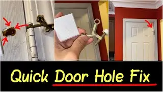 ✅Best Quick Fix for Hole in Door Corner Using Door Wall Bumper Guard | Quick HD Review