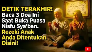 DETIK TERAKHIR‼️ Baca 3 Doa Ini Saat Buka Puasa Nisfu Sya'ban. Rezeki Anak Anda Ditentukan Disini