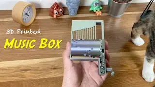 Музыкальная шкатулка, напечатанная на 3D-принтере😩