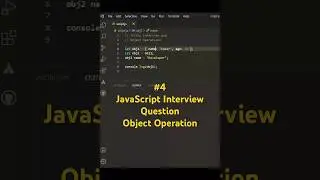 #4 JavaScript Tricky Question Series Object Operation | Object Copy #1million #js #coding #react