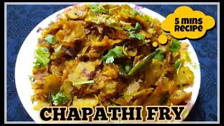 || How to make CHAPATI FRY || Quick And Tasty Leftover ROTI STIR FRY  made by Passion is Lubb ||