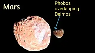 Mars Satellites Crossing | Phobos Deimos Part 1| OpenGL |  MinhInc | August 2023