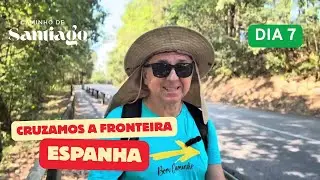 Cruzamos a fronteira e entramos na Espanha rumo a Santiago  de Compostela