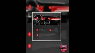 3in1 Car Interior Center Console, Scratch-Resistant, TPU, Anti-Fingerprint, Protective Film for A...