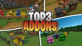 TOP 3 Add-ons [MODS] PARA MINECRAFT PE 1.21.124+| LOS MEJORES ADDONS PARA MINECRAFT PE 1.21.124
