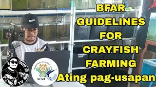 BFAR guidelines for crayfish farming in the Philippines