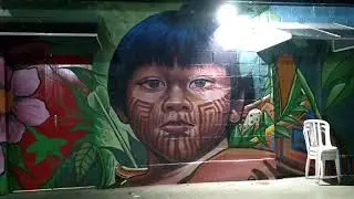 Agnaldo Mirage graffiti na chuva  Guaran&iacute;