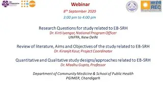 W 12 Approach to research on Evidence-based sexual and reproductive healthcare (EB-SRH) practices