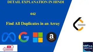 Find All Duplicates in an Array | LeetCode 442 | C++