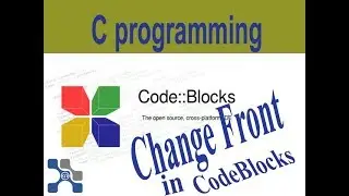 How To Change font Size of Code Blocks IDE  | c programming - 14