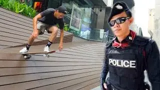 AMAZINGLY ILLEGAL SKATE SPOT IN THAILAND!!!