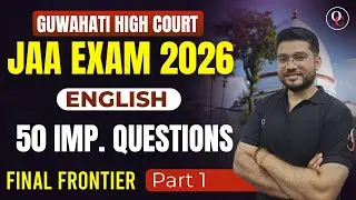 GHC JAA 2026 || 50 IMP. QUESTIONS || ENGLISH || BY PUNEET SIR || ONLY COMPETITION ASSAM