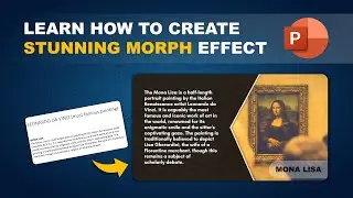 Learn How to Create Stunning morph effect | PowerPoint