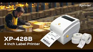 Order Rush Label Chaos? #Xprinter XP-428B Logistics Printer Solves It Fast.#logistics #labelprinter
