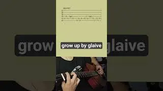 grow up by glaive- Acoustic Guitar Tab #shorts