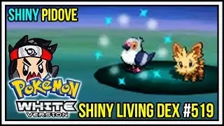 FULL ODDS SHINY PIDOVE REACTION IN POKEMON WHITE! Shiny Living Dex #519