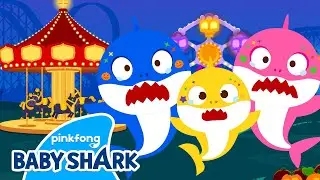 [✨NEW] It's Halloween Haunted Amusement Park! | The Wheels on the Bus Song | Baby Shark Official