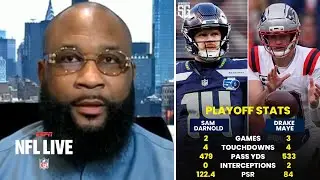 NFL LIVE | Drake Maye has more to prove! - Swagu: Sam Darnold and Seahawks have the EDGE vs Patriots