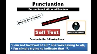 Punctuation II Use of Capital letters II Capitalization  I English Learning Tips I By Sir Qasim