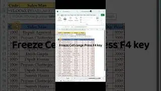 Excel Vlookup with array formula #excel #exceltips #computer #vlookupformula  #vlookupinexcel