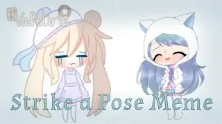 Strike a Pose Meme || #Collabwithwaffle || Special Merry Christmas, Gacha Life ||