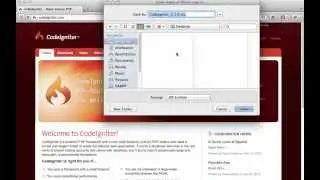 Downloading and Installing CodeIgniter