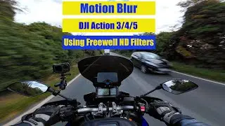 Размытие движения на камерах DJI Action 3/4/5 с использованием фильтров нейтральной плотности Fre...