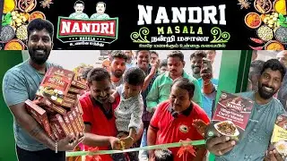 இந்த இடத்துக்கு வர ரொம்ப கஷ்டப்பட்டிருக்காங்க| Nandri Masala Grand opening.