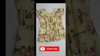 Designer Girl Top Cutting ✂️ And Stitching #shorts#yt short #fashion #stitching #sewing