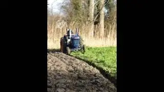 T&auml;gerwilen Oldtimer Pfl&uuml;gen 14012012 Fordson E27N TVO 1949