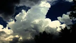 Nice zoomed cumulus forming/building in high-contrast timelapse Pt1 V10007a