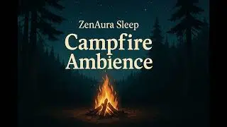 Kamp Ateşi Ambiyansı (2 Saat) • Campfire Ambience (2 Hours) | ZenAura Sleep