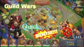 Quick Guild War Gameplay MINO BOOM New Scoring System! Castle Clash
