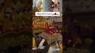 Amrit Vela 🙏💐 #jathedarsriakaltakhtsahib #gurdwara #gurugranthsahibji #goldentemple #youtubeshorts