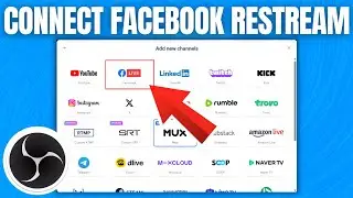 How to Connect Facebook with Restream on OBS