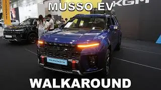 🔇 2026 KGM Musso EV &ndash; Korea's First Electric Pickup! [Exterior & Interior Walkaround | No Talking