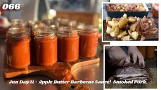 Apple Butter Barbecue / BBQ Sauce! | Smoked Pork Roast & Roasted Potatoes | Off Grid Australia 066