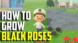 Как выращивать чёрные розы | Чёрные розы ACNH | Animal Crossing New Horizons Чёрные розы | Чёрные...