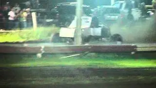 White Modified truck Course Racing Bithlo Mud Racing 7-30-11