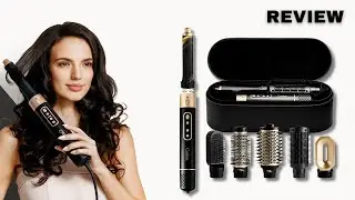Curlee 6 in 1 Hair Dryer Brush Review #CurleeHairDryer #6in1HairStyler